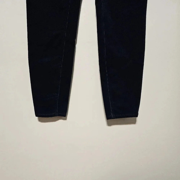 Soft Surroundings Corduroy High Waist Skinny Pants Black #2DP69 - Picture 3 of 7